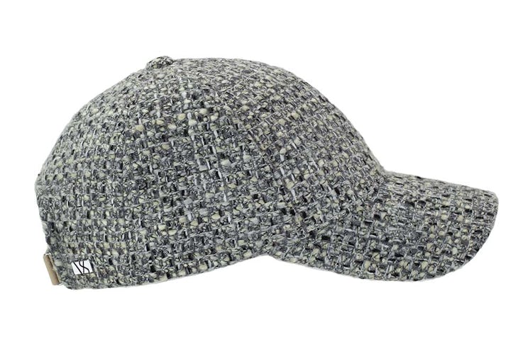 Misty Grey Boucle Wool Cap