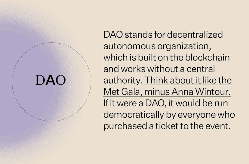 DAO definition.