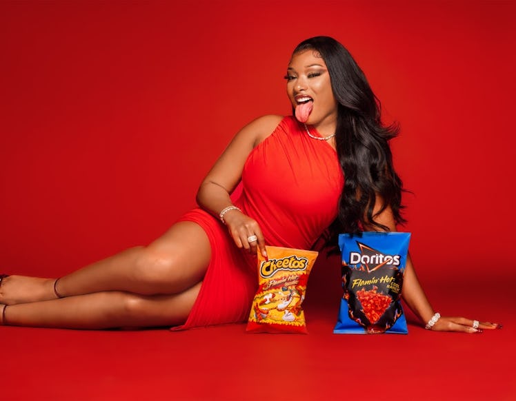 Flamin' Hot's Super Bowl 2022 commercial for Doritos and Cheetos has Megan Thee Stallion and Charlie...