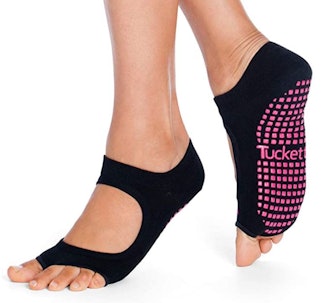 Tucketts Allegro Toeless Non-slip Grip Socks