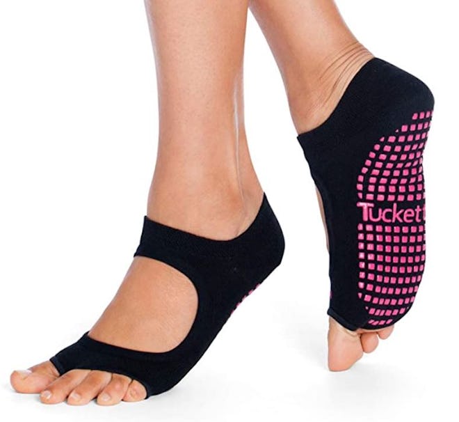 Tucketts Allegro Toeless Non-slip Grip Socks