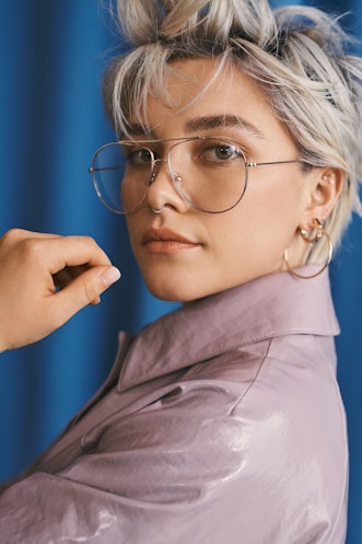 Florence Pugh for J.Crew's Spring 2022 campaign.