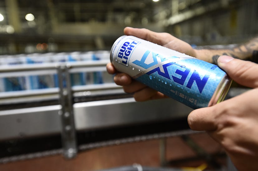 Bud Light NEXT is a no carb beer available in 12-ounce cans.