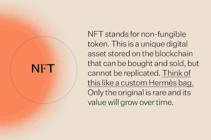 NFT definition.