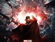 Movie poster of Doctor Strange in the Multiverse of Madness movie with Benedict Cumberbatch