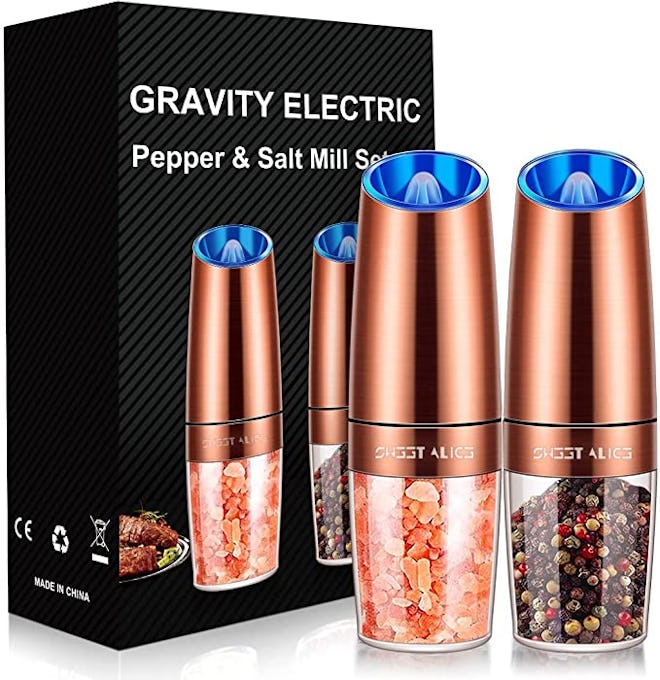 Gravity Electric Pepper and Salt Grinder Set