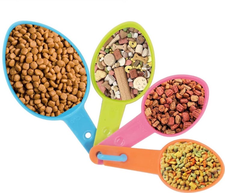 HINMAY Pet Food Measuring Scoops (Set of 4)