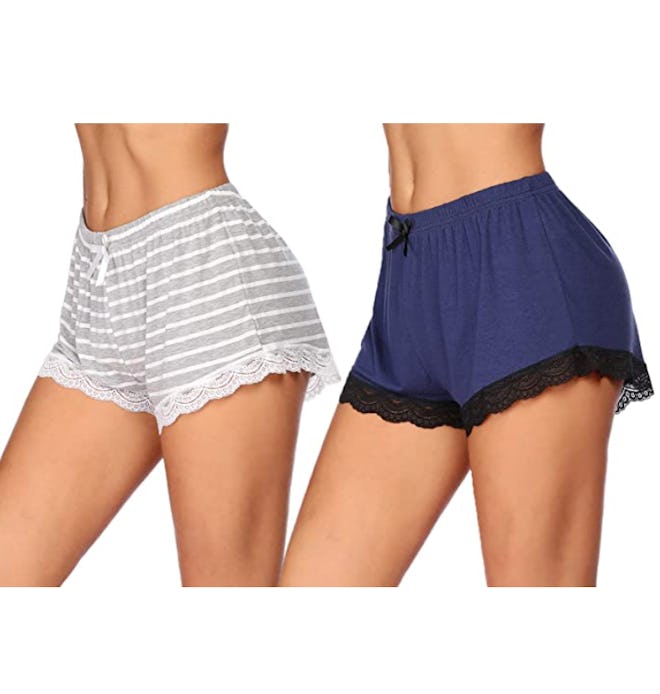 Ekouaer Pajama Shorts (2 Pack)