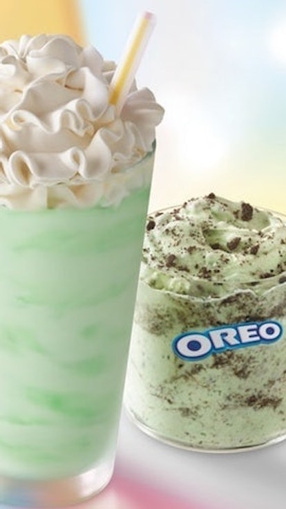 9 Shamrock Shake dupes with mint flavors.