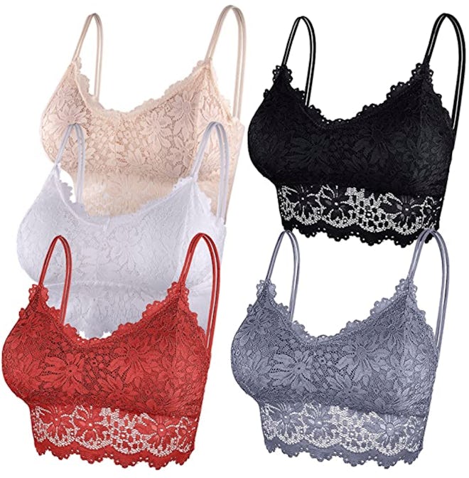 Duufin Lace Bralettes (5-Pack)