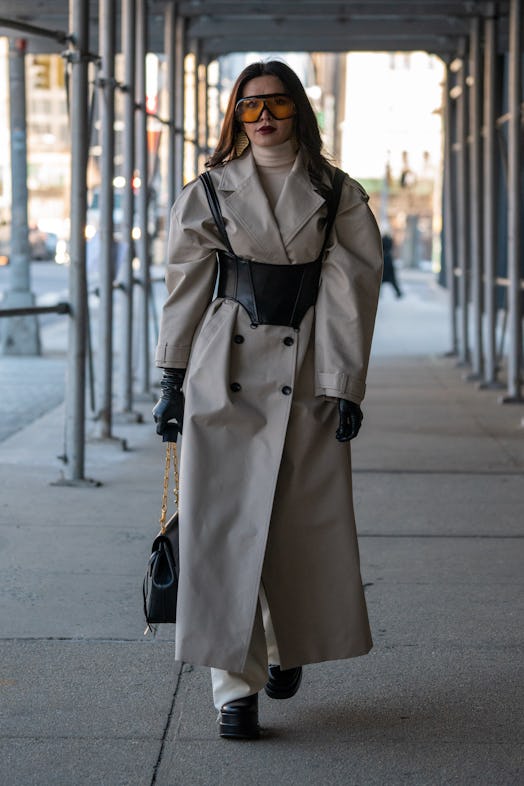Aneka Aitimova New York Fashion Week Fall/Winter 2022 Street Style