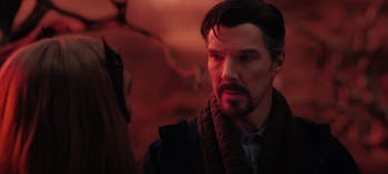 Benedict Cumberbatch as Stephen Strange in Doctor Strange in the Multiverse of Madness