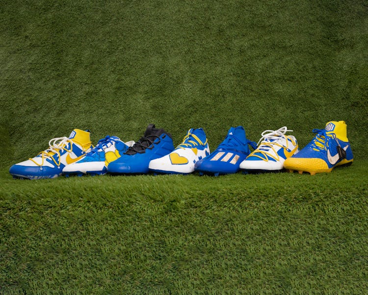 The Shoe Surgeon Los Angeles Rams Super Bowl Cleats