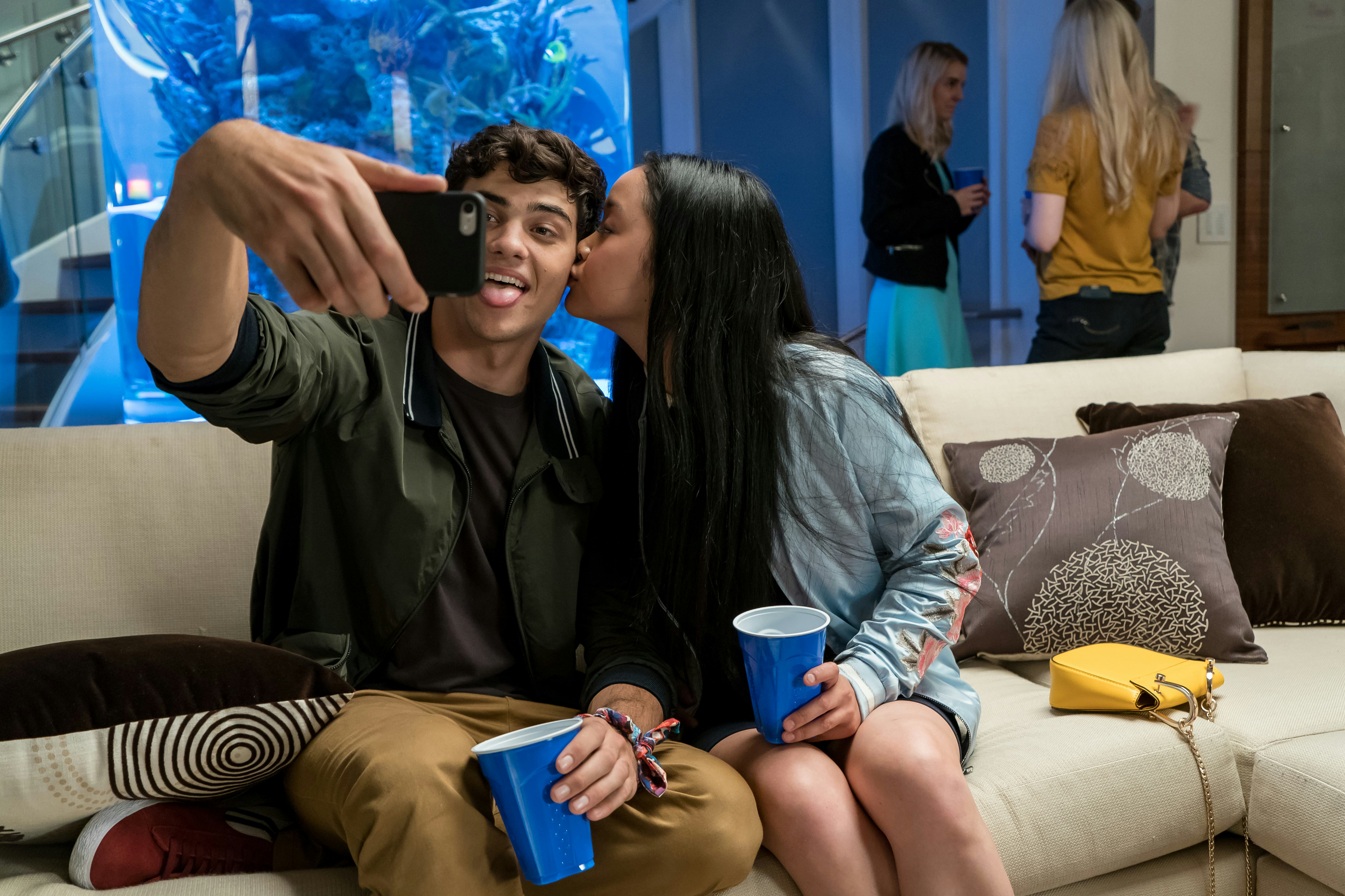 Noah Centineo and Lana Condor in 'To All The Boys I've Loved Before'