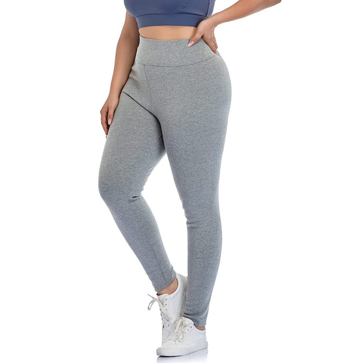 ZERDOCEAN Plus Size High-Waist Fleece-Lined Leggings