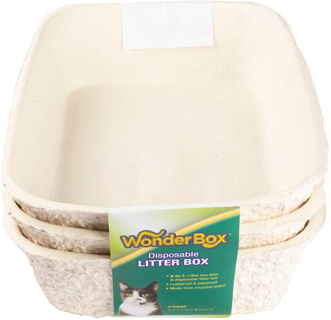 Kitty's Wondebox Disposable Litter Box (3-Pack)
