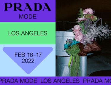 A flier for Prada Mode's Frieze LA Week 2022 edition