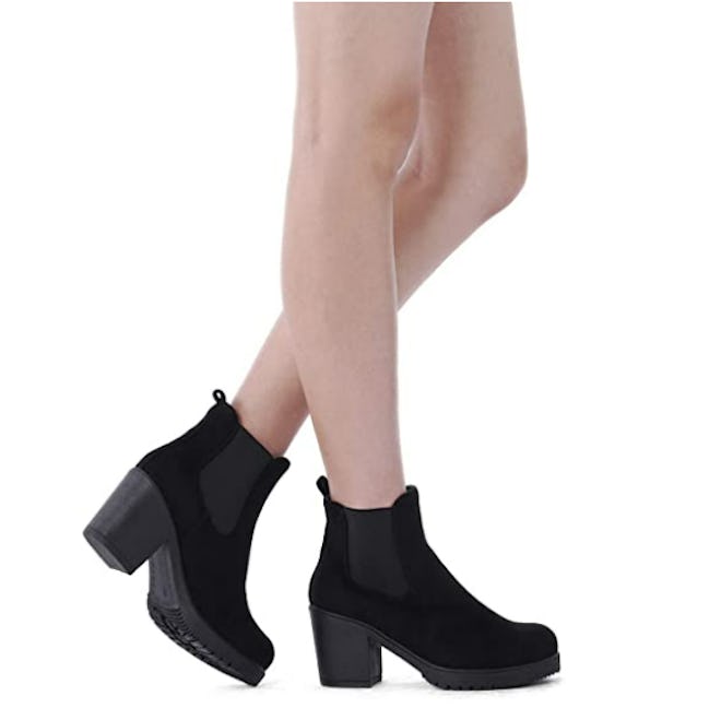 DREAM PAIRS High Heel Ankle Bootie