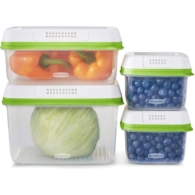 Rubbermaid FreshWorks Produce Savers (Set of 4)