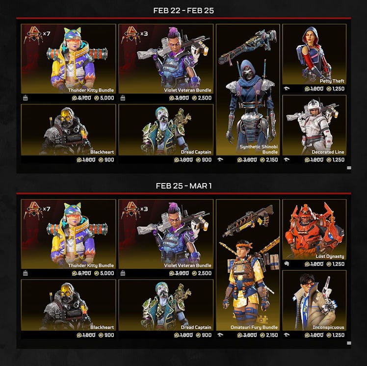 apex legends 3rd anniversary event week 2