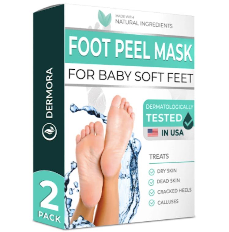 DERMORA Foot Peel Masks (2 Pairs)