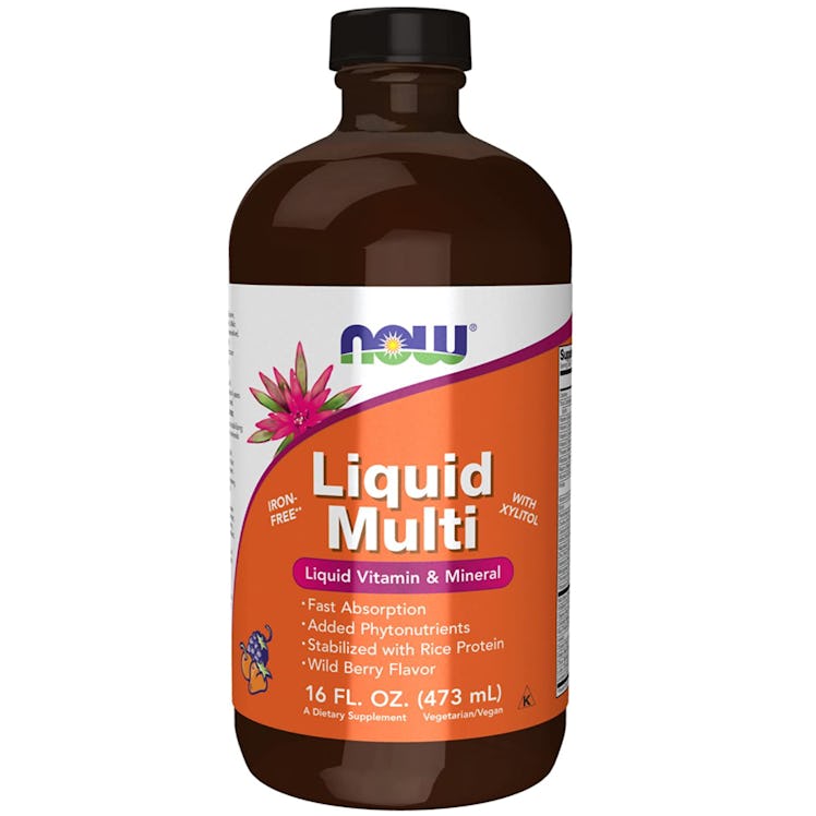 NOW Supplements Liquid Multi Wild Berry Flavor, 16 Oz. 