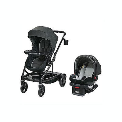Product image of stroller and infant car seat 