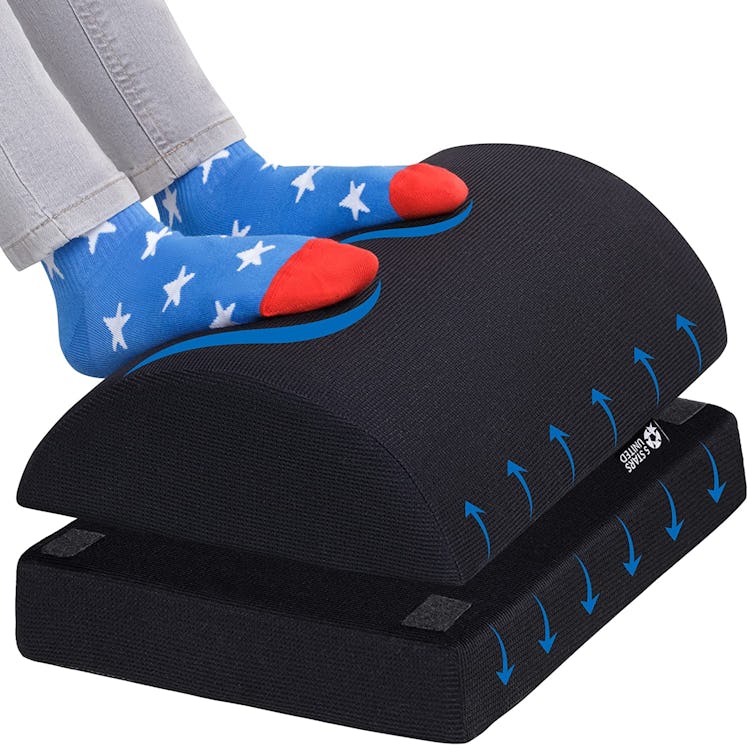 5 STARS UNITED Adjustable Foam Footrest