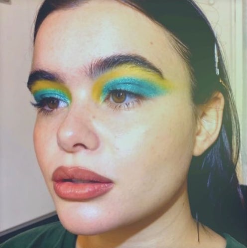 Euphoria makeup on Kat played by Barbie Ferreira