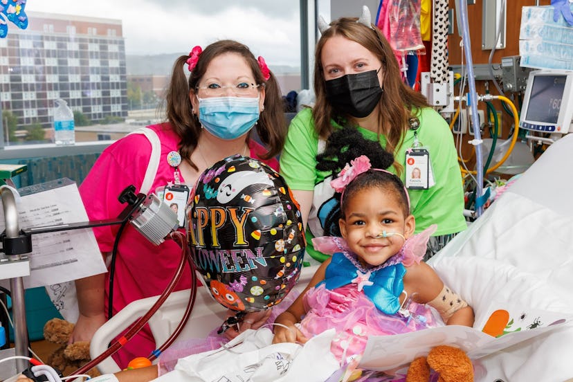 Bringing Halloween to the hospital is also part of a child life specialist's job.