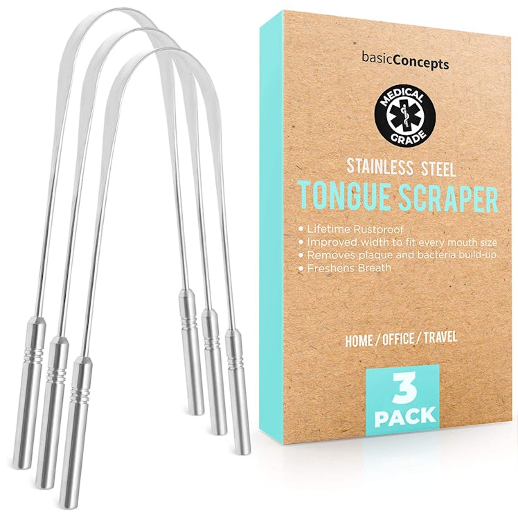 BASIC CONCEPTS Tongue Scraper (3 Pack)