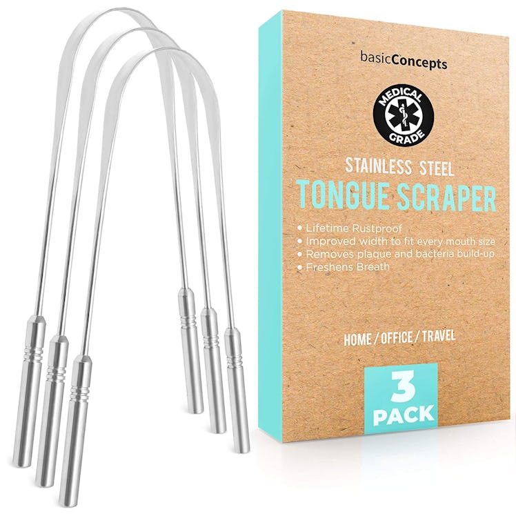 BASIC CONCEPTS Tongue Scraper (3 Pack)