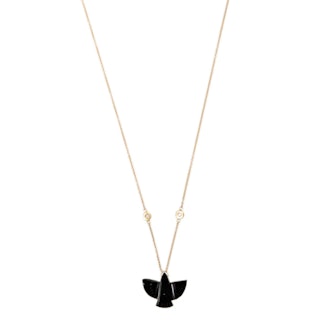 Fine jewelry: Jacquie Aiche Baby Onyx Thunderbird Necklace