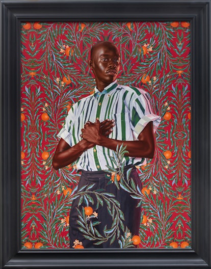 A painting by Kehinde Wiley that will be on view at Frieze LA 2022