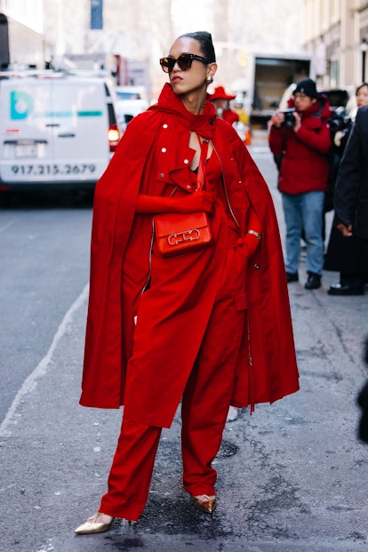 Dara Allen at NYFW Fall/Winter 2022.