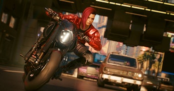 cyberpunk 2077 next gen motorcycle screenshot v