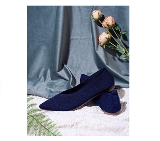 Slocyclub Pointed Toe Ballet Flat Shoes