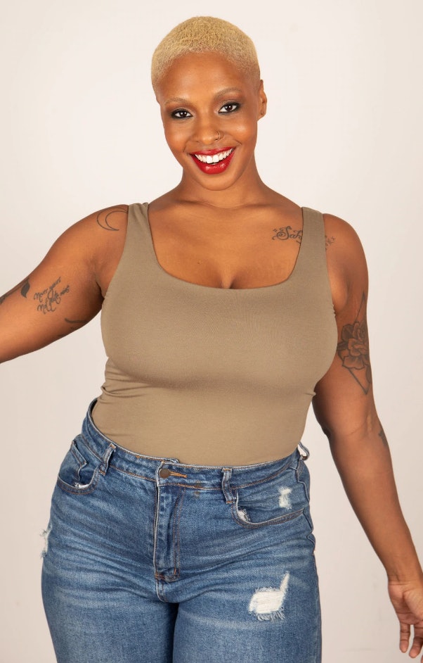 Buzzoms Founder Marshay Clarke On Making Clothes With Built-In Bras
