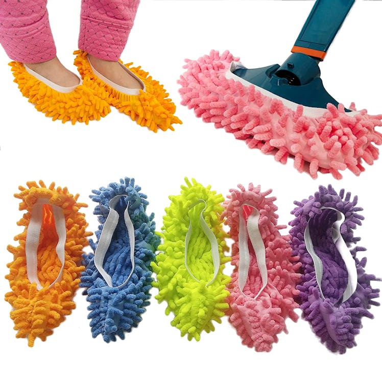 SUSIFT Duster Mop Slippers (5 Pairs)
