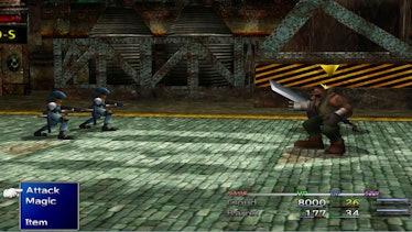 Final Fantasy 7 battle texture mod