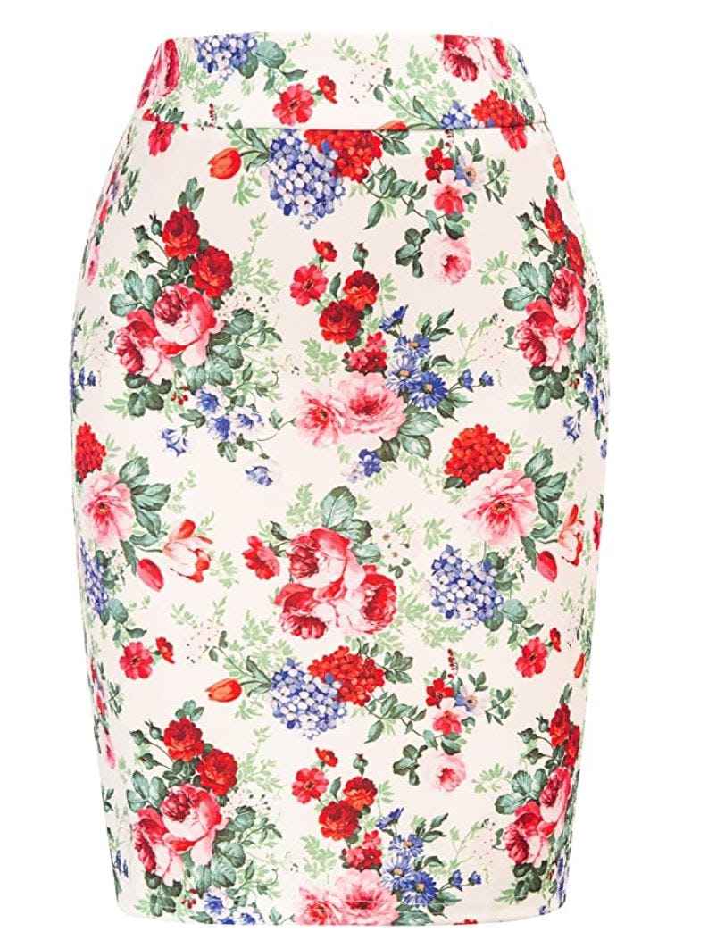 Kate Kasin Knee-Length Pencil Skirt