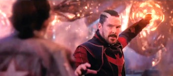 Benedict Cumberbatch as Defender Strange in Doctor Strange in the Multiverse of Madness