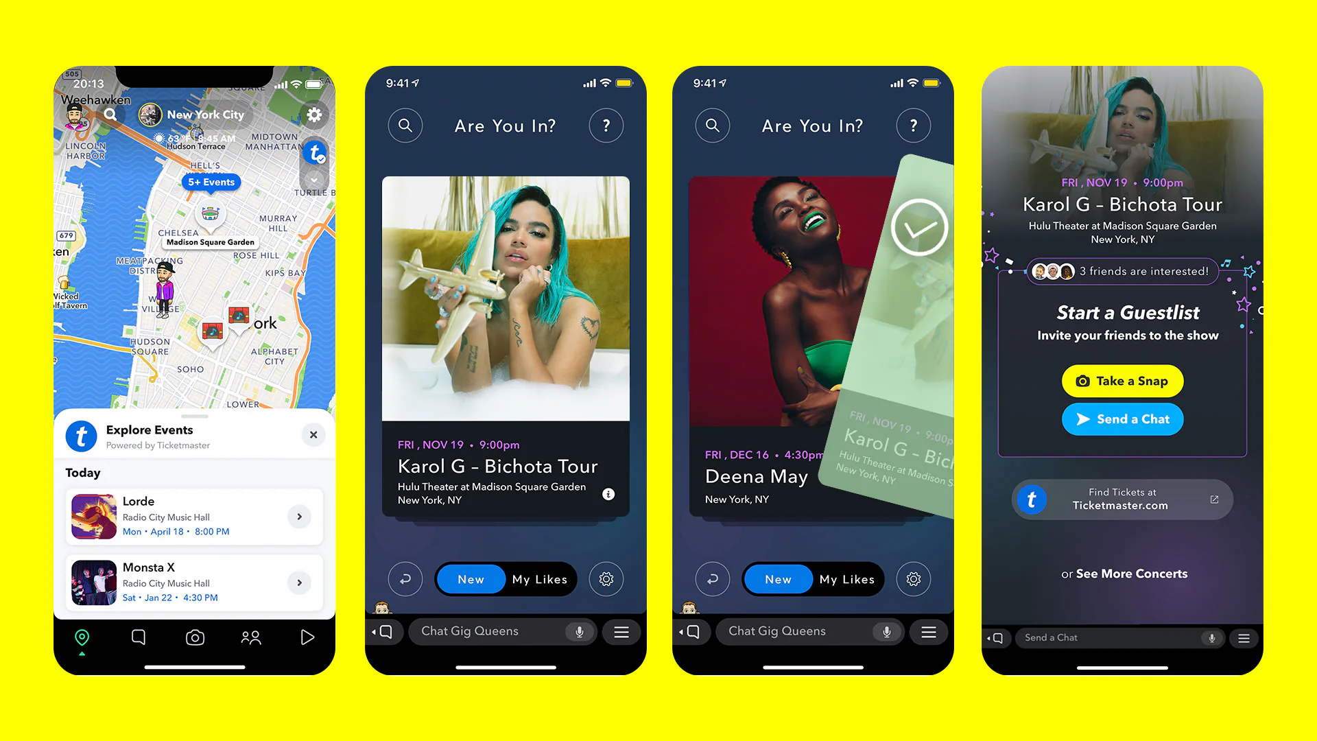 How To Find Live Events On Snapchat With The Ticketmatcher Feature