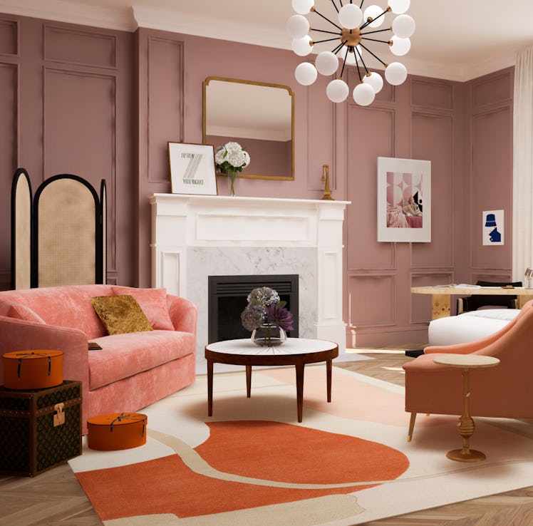 Modsy's 'Marvelous Mrs. Maisel'-inspired rooms fit each one of the main characters. 