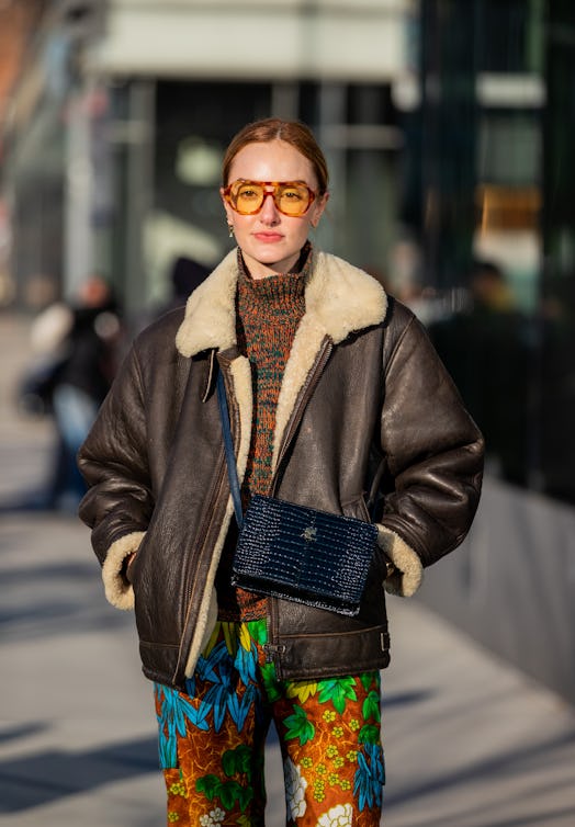 Hannah Baxter at New York Fashion Week Fall/Winter 2022.
