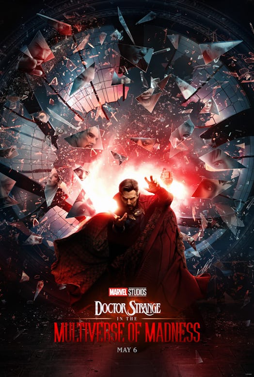 The official poster for Doctor Strange in The Multiverse of Madness
