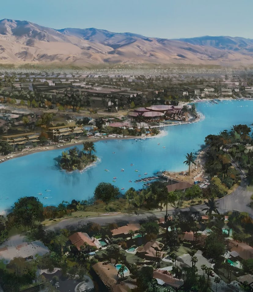 Concept art depicting Disney’s planned residential community