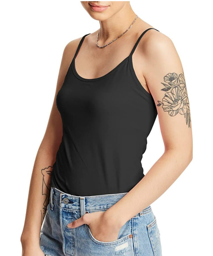 Hanes Stretch Cotton Cami Bra