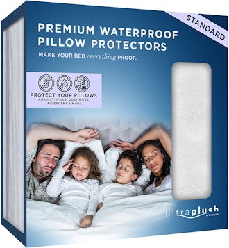 UltraPlush Premium Waterproof Pillow Protectors (2-Pack)