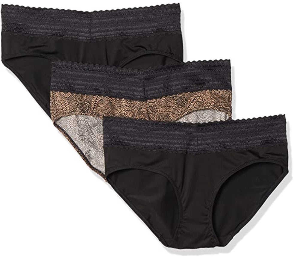 Warner&rsquo;s Blissful Benefits Hipsters (3-Pack)